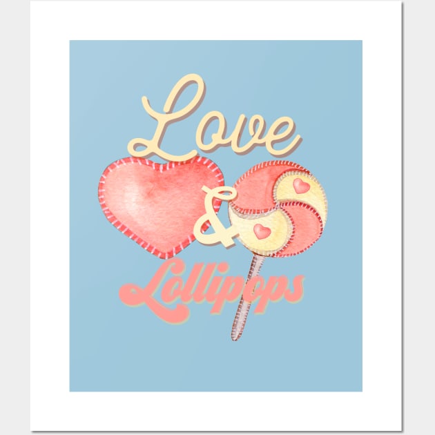 Love & Lollipops Wall Art by Off the Page